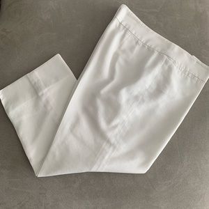 Ann Taylor Cropped Suit Pant, Light Khaki, Size 6P